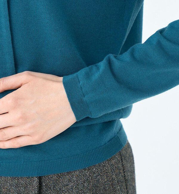 Ballsey「スーパーエクストラファインウール ボウタイプルオーバー」|ニット・セーター|