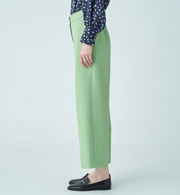 Ballsey「パウダリーストレッチツイル セミワイドパンツ」|その他|