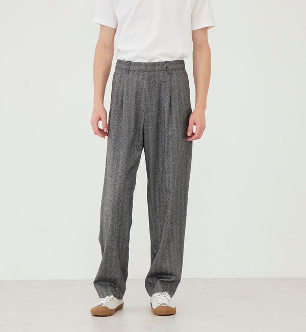 GALERIE VIE「ライトフラノストレッチ タックイージーパンツ」|その他|