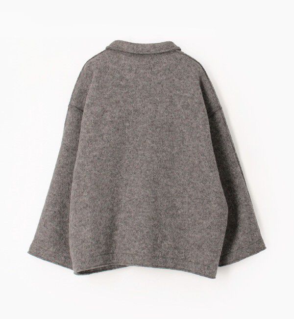 GALERIE VIE「シープジャージー カバーオール ジャケット」|ステンカラーコート|
