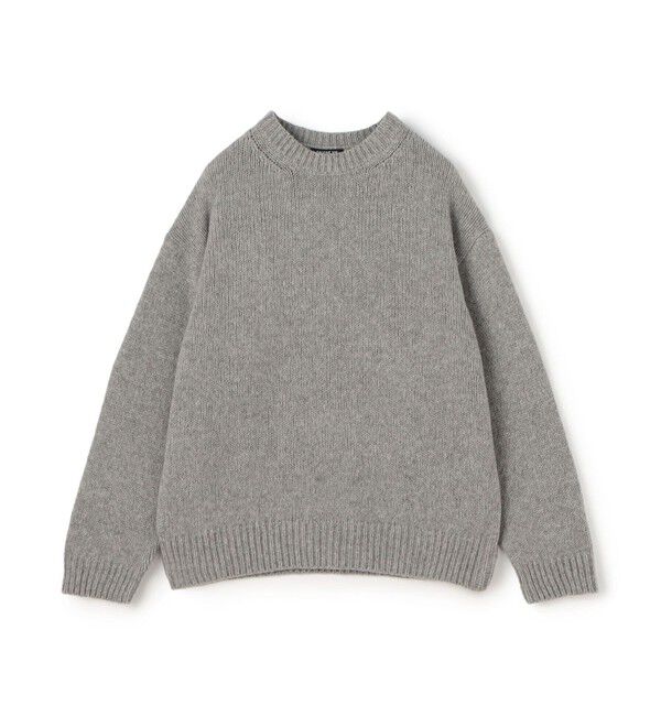 GALERIE VIE「ファインウールクルーネックニット」|ニット・セーター|14 グレー系