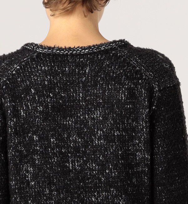 DES PRES「グリッターウールファー Vネックカーディガン」|カーディガン|