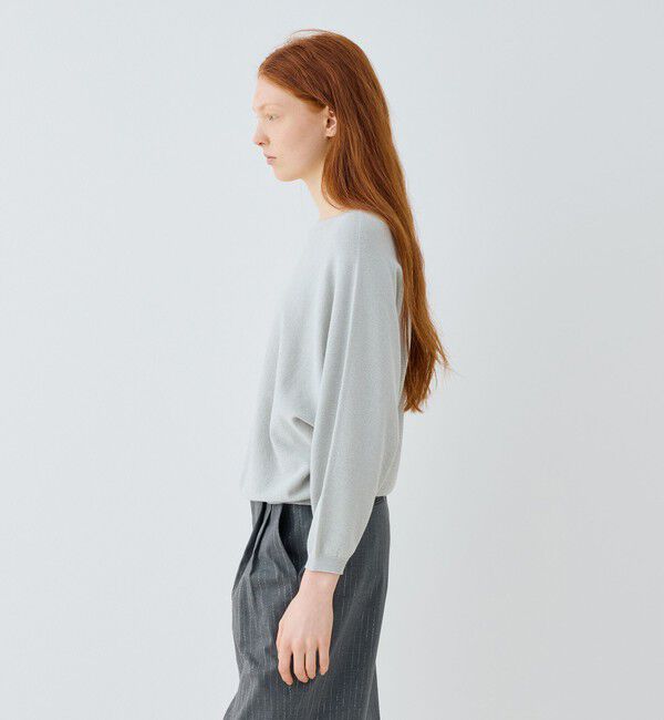 GALERIE VIE「ストレッチコットン ドルマンスリーブオーバー」|ニット・セーター|