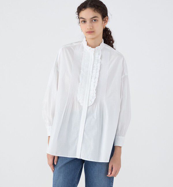 TOMORROWLAND BUYING WEAR「【別注】ne Quittez pas BLACK FRILL COLLAR シャツ」|シャツ・ブラウス|