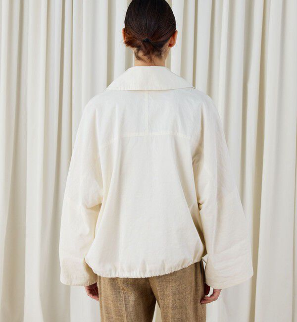 DES PRES「シルクラミーワッシャー ショートPコート」|ピーコート|