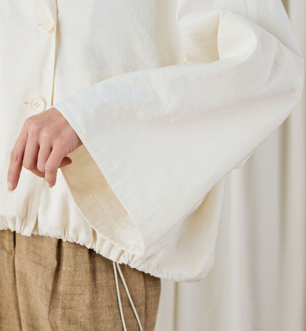 DES PRES「シルクラミーワッシャー ショートPコート」|ピーコート|