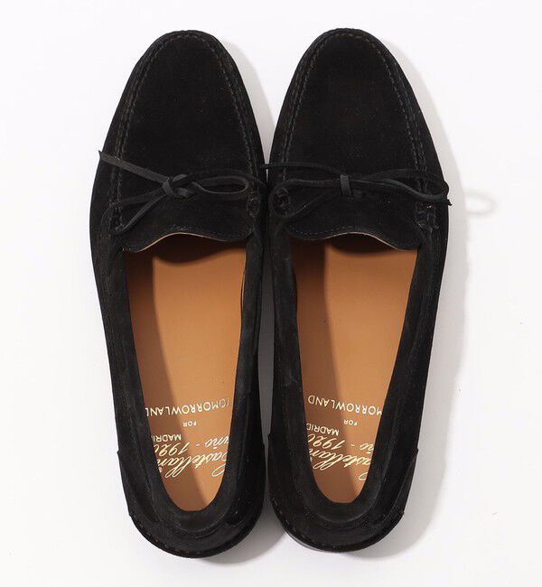 TOMORROWLAND GOODS「CASTELLANO リボンタッセル スウェードローファー」|ローファー|