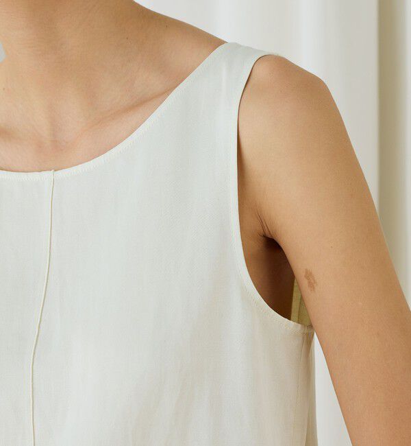 DES PRES「ソフトサテン レイヤードブラウス」|シャツ・ブラウス|