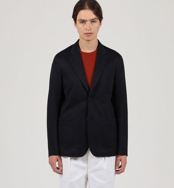 TOMORROWLAND MENS「ラミーポリエステル シングルブレステッド 2Bジャケット」|テーラードジャケット|