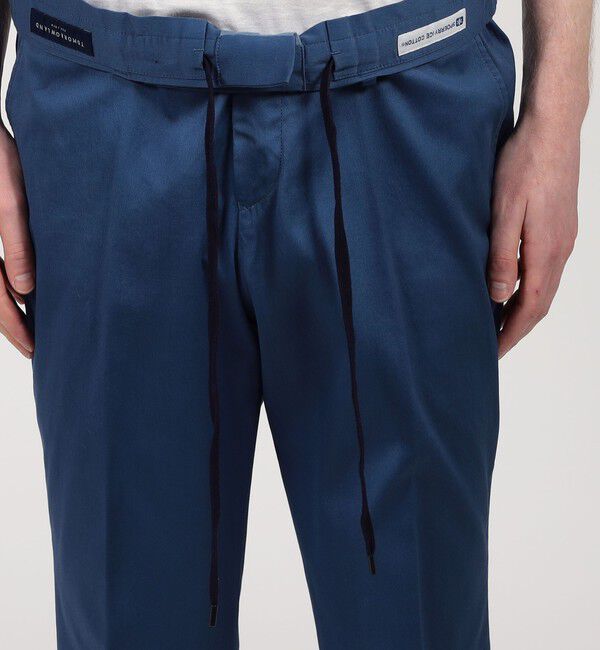 TOMORROWLAND MENS「アイスコットンピケ イージースラックス」|チノ|