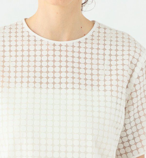 TOMORROWLAND collection「ピッコロドット ハーフスリーブブラウス」|シャツ・ブラウス|