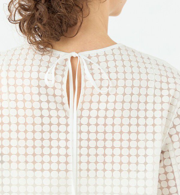 TOMORROWLAND collection「ピッコロドット ハーフスリーブブラウス」|シャツ・ブラウス|