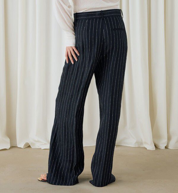 DES PRES「ヘンプツイルストライプワイドパンツ」|その他|