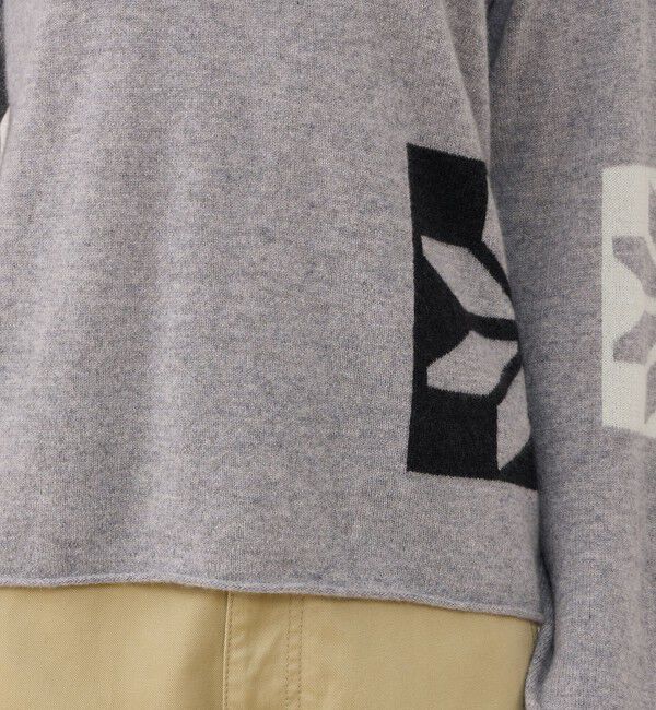 GALERIE VIE「スコットランドカシミヤスノーフレーク ボートネックプルオーバー」|ニット・セーター|