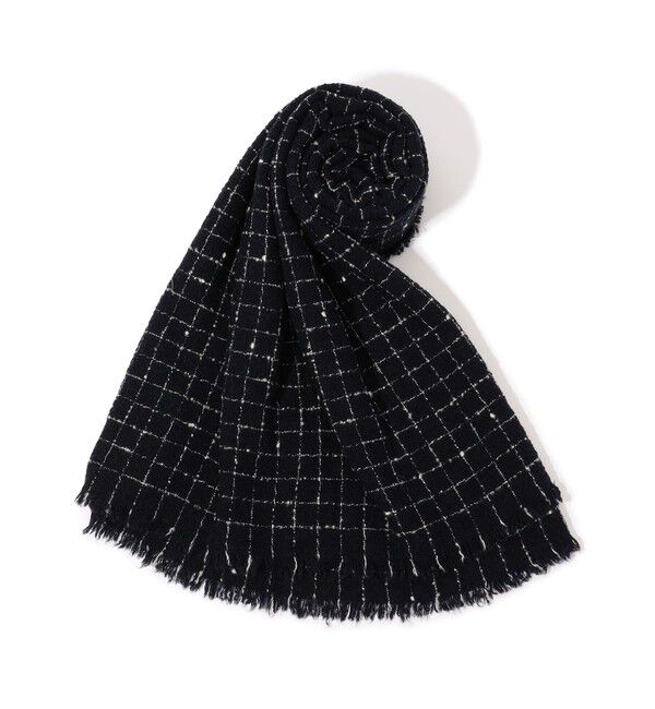 TOMORROWLAND GOODS「Faliero Sarti Nicole ストール」|ストール|68 ネイビー系