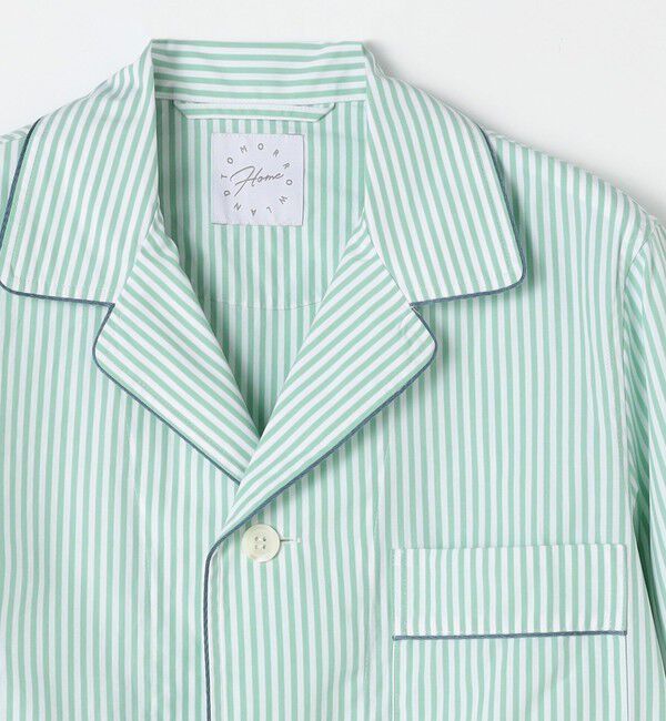 TOMORROWLAND HOME「コットンブロードストライプ パジャマ（ウィメンズ）」|ルームウェア|