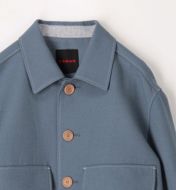 CABaN「ドライウール ショートブルゾン」|ダッフルコート|