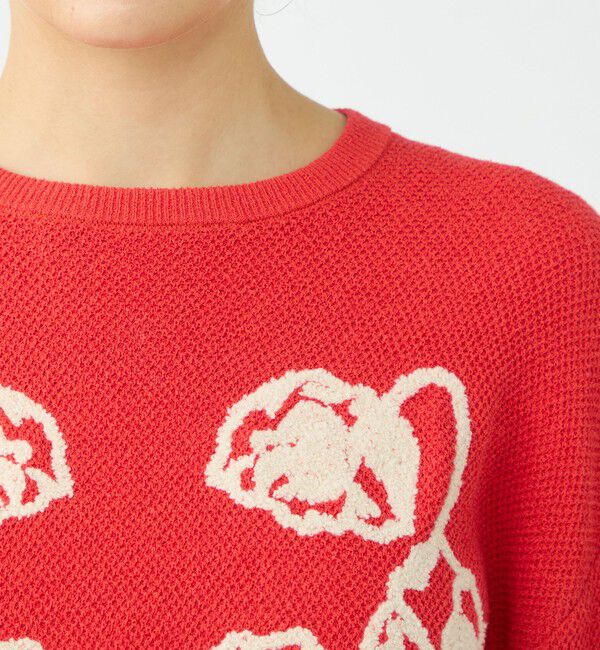 Ballsey「ポピーエンブロイダリー クルーネックプルオーバー」|ニット・セーター|