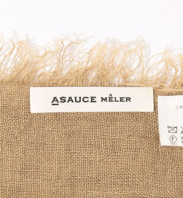 TOMORROWLAND GOODS「ASAUCE MELER リネンガーゼストール」|ストール|