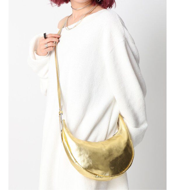  「【blancle/ ブランクレ】M.LETHER 2WAY MOON BAG」|ショルダー・メッセンジャー|