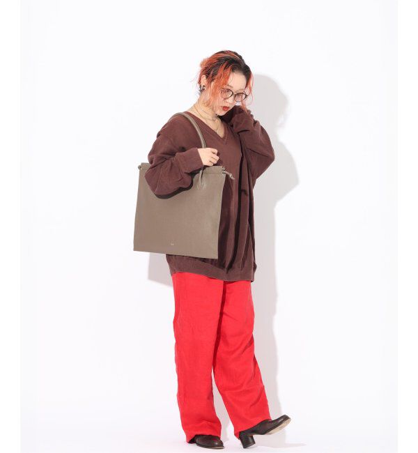  「【blancle/ ブランクレ】S.LETHER Big purse tote」|トートバッグ|