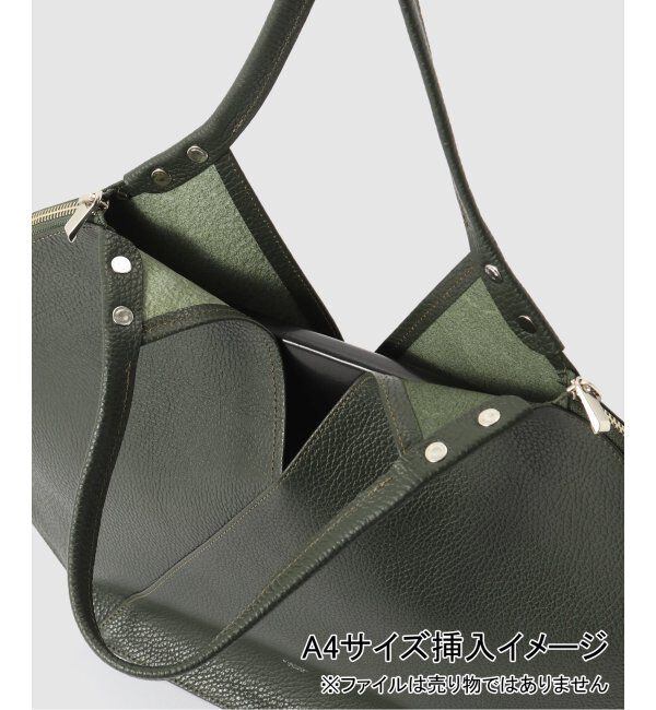 「【blancle/ ブランクレ】別注 S.LETHER Rap flat tote」|トートバッグ|