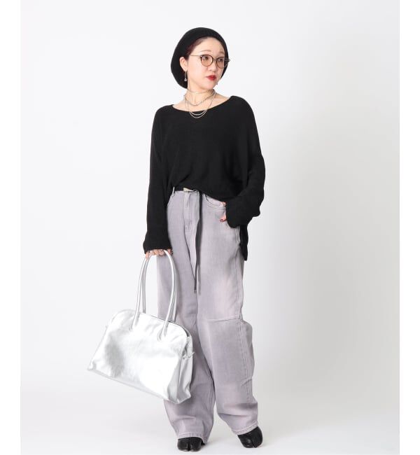  「【blancle/ ブランクレ】M.LETHER Wide boston」|ボストンバッグ|