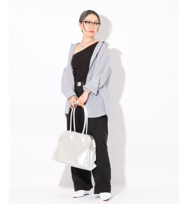  「【blancle/ ブランクレ】M.LETHER Wide boston」|ボストンバッグ|