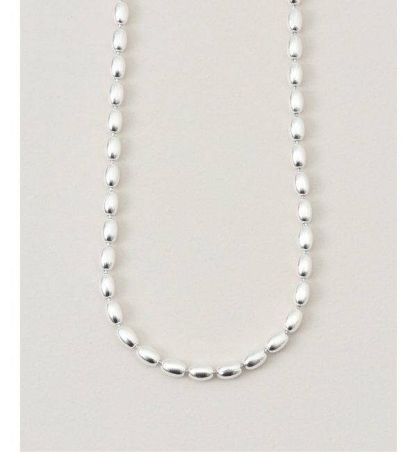  「【blancle/ ブランクレ】SV・Oval ball chain necklace」|ネックレス|シルバー