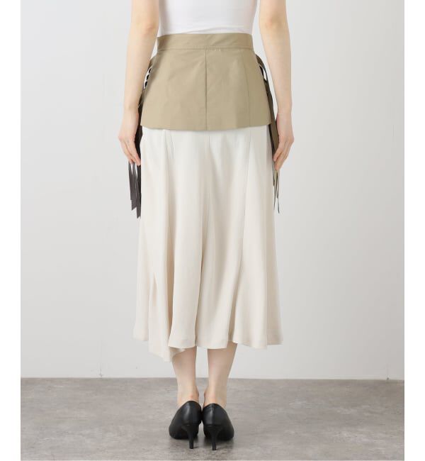  「TOGA PULLA TWILL FRINGE SKIRT TP261-FG228：スカート」|スカート|