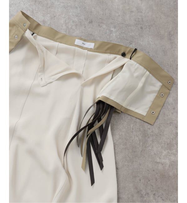  「TOGA PULLA TWILL FRINGE SKIRT TP261-FG228：スカート」|スカート|