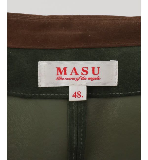  「MASU BANDANA HOLE LEATHER SHIRT M26U6SH002：シャツ」|シャツ・ブラウス|