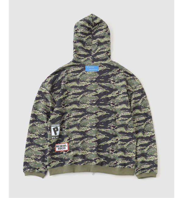 JOINT WORKS「PLAYHOUR /プレイアワー Tiger Camo Zip Hoodie」|パーカー|
