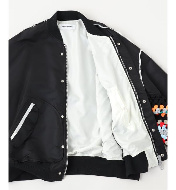 JOINT WORKS「DISCOVERED / ディスカバード CROCHET SLEEVE LITE MA-1」|ブルゾン・スタジャン|