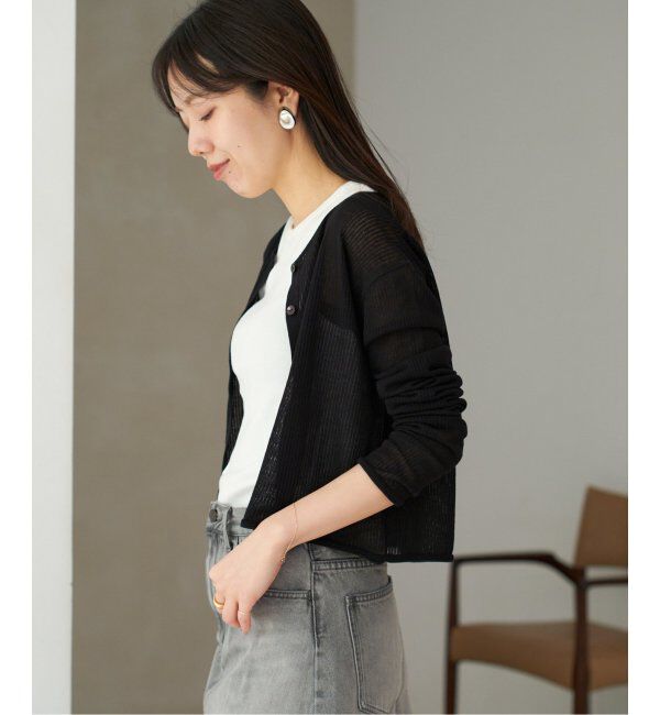 Plage「《有楽町店・WEB限定追加》petit カーディガン」|カーディガン|