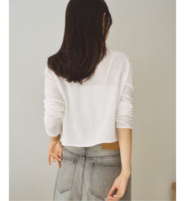 Plage「《有楽町店・WEB限定追加》petit カーディガン」|カーディガン|