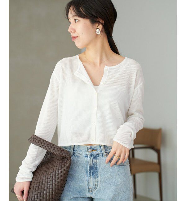 Plage「《有楽町店・WEB限定追加》petit カーディガン」|カーディガン|
