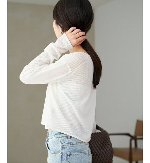 Plage「《有楽町店・WEB限定追加》petit カーディガン」|カーディガン|