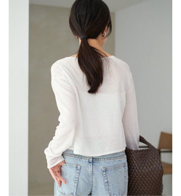 Plage「《有楽町店・WEB限定追加》petit カーディガン」|カーディガン|