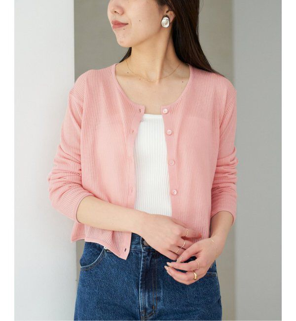Plage「《有楽町店・WEB限定追加》petit カーディガン」|カーディガン|