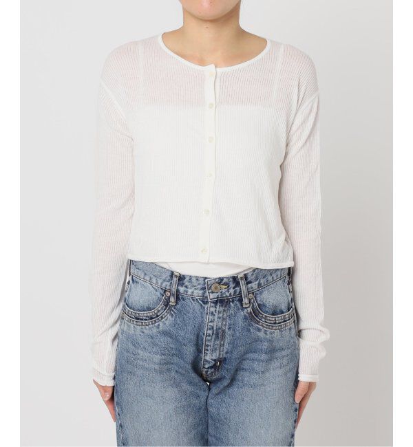 Plage「《有楽町店・WEB限定追加》petit カーディガン」|カーディガン|