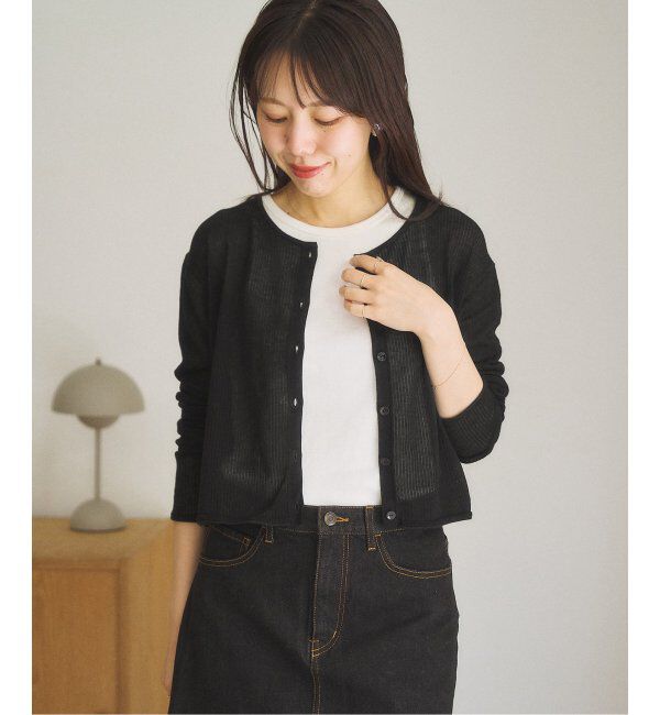 Plage「《有楽町店・WEB限定追加》petit カーディガン」|カーディガン|