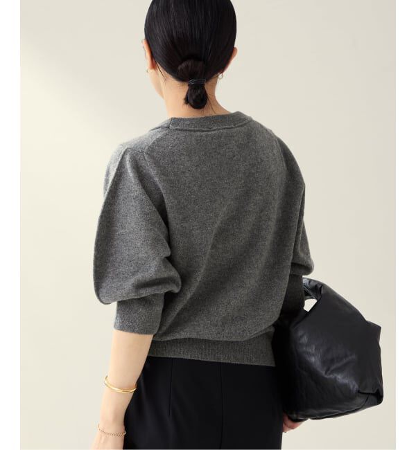 Plage「R&rsquo;IAM ハーフスリーブパフニット」|ニット・セーター|