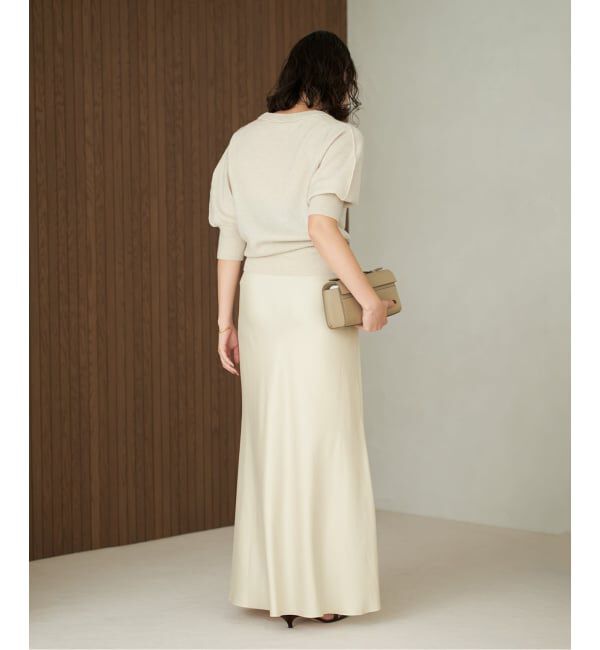 Plage「R&rsquo;IAM ハーフスリーブパフニット」|ニット・セーター|