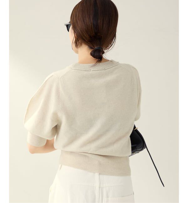 Plage「R&rsquo;IAM ハーフスリーブパフニット」|ニット・セーター|