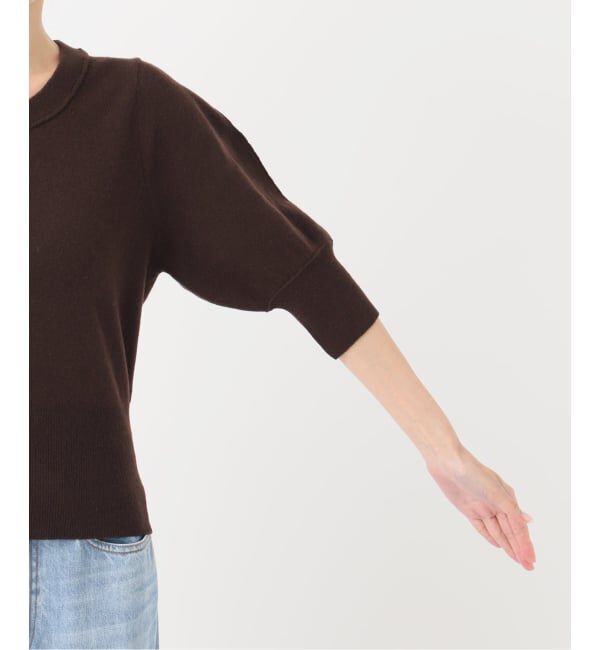 Plage「R&rsquo;IAM ハーフスリーブパフニット」|ニット・セーター|