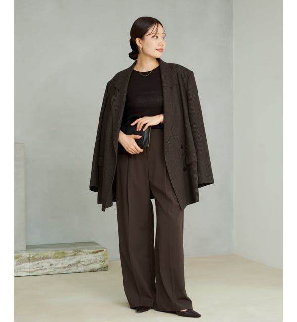 Plage「WO Mix Sheer Rib ニット」|ニット・セーター|