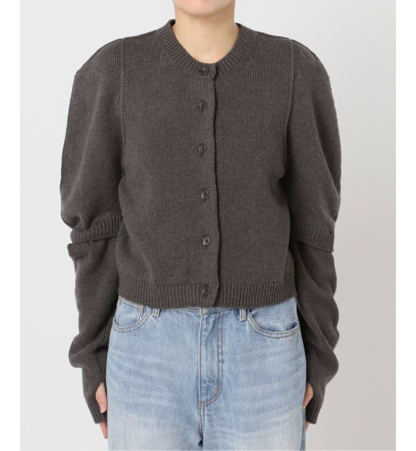 Plage「JANE SMITH / ジェーンスミス 別注 7G BIG SHOULDER CREW  カーディガン」|カーディガン|