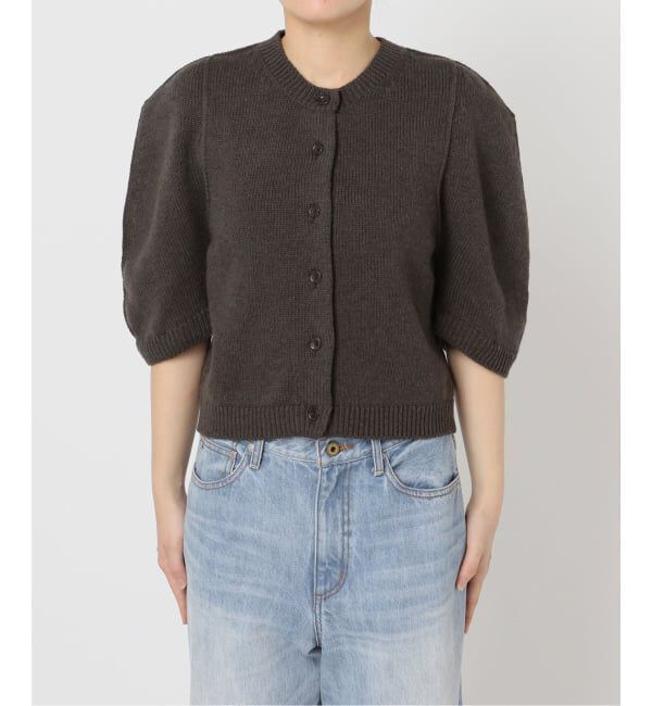 Plage「JANE SMITH / ジェーンスミス 別注 7G BIG SHOULDER CREW  カーディガン」|カーディガン|