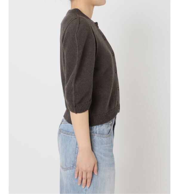 Plage「JANE SMITH / ジェーンスミス 別注 7G BIG SHOULDER CREW  カーディガン」|カーディガン|
